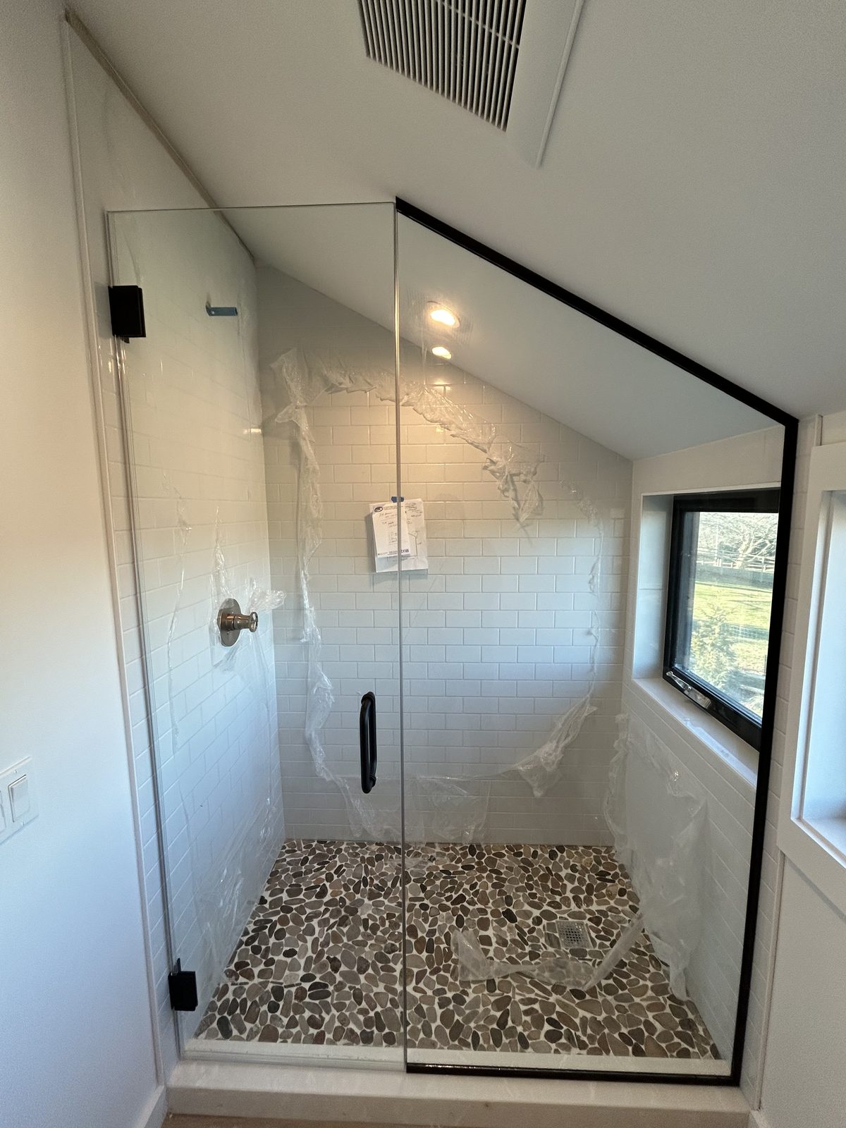 Angled-Ceiling Shower